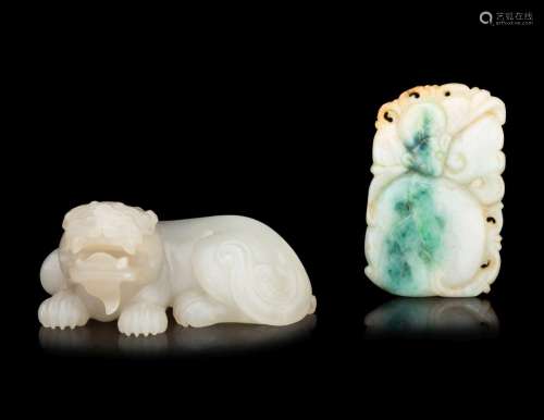 Two Chinese Jade and Jadeite Articles