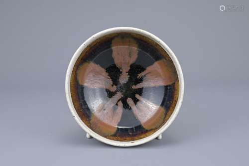 A CHINESE CIZHOU RUSSET-SPLASHED TEA BOWL, SONG DYNASTY, 12-...