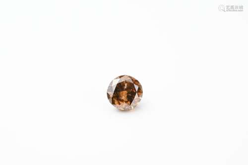 A LOOSE FANCY COLOURED DIAMOND 1.02CT, WITH DIAMOND REPORT. ...