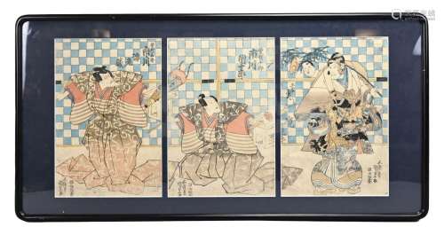 UTAGAWA KUNISADA (TOYOKUNI III). Japanese woodblock print. T...