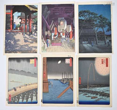 A QUANTITY OF JAPANESE PRINTS C.1920. Thirty-seven total of ...