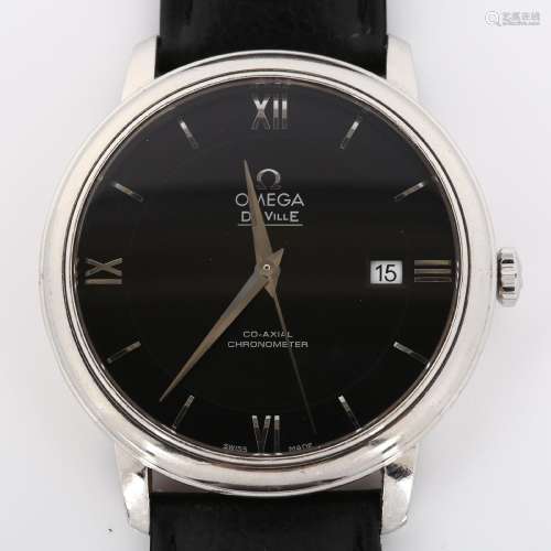 OMEGA - a stainless steel De Ville Co-Axial chronometer auto...