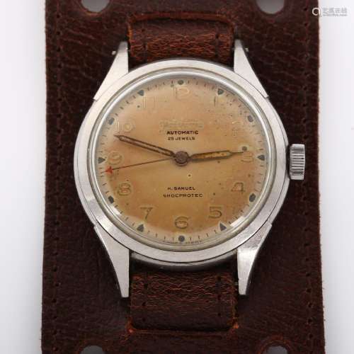 HELVETIA - a Vintage stainless steel automatic wristwatch, r...