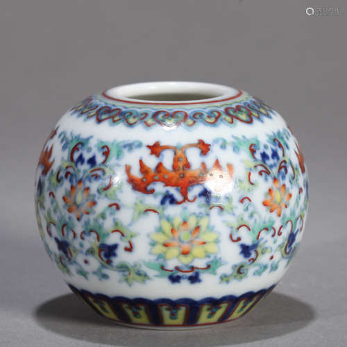 A Chinese Doucai Glaze Waterpot