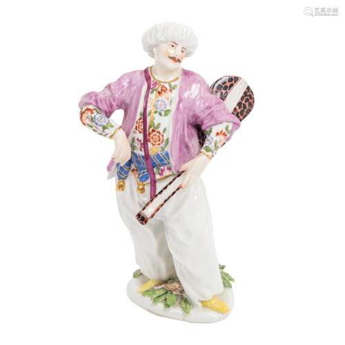 MEISSEN "Türke mit Gitarre" 19.Jh.