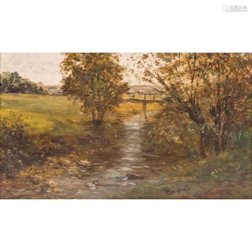 KORNBECK, JULIUS (1839-1920) "Bachlauf"