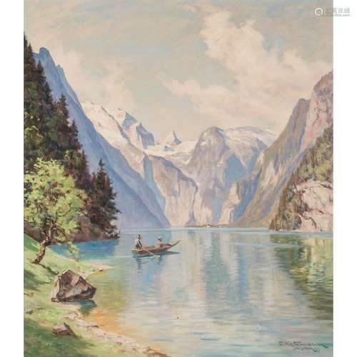 KETTEMANN, ERWIN (1897-1971) "Frühling am Königsee"...