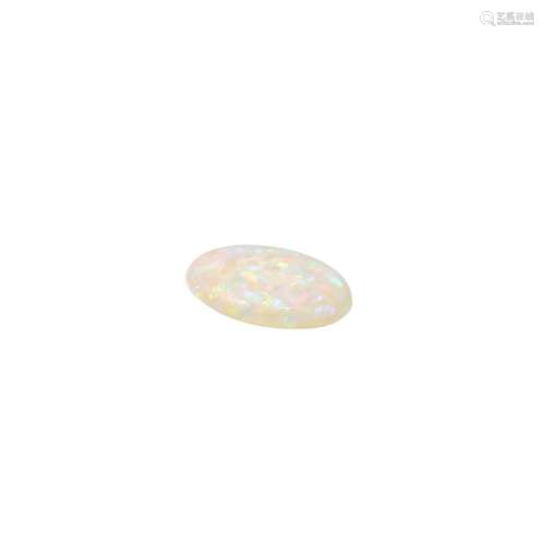 Weißer Opal "Harlekin" 8,58 ct,