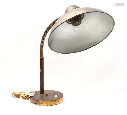 Metal desk lamp