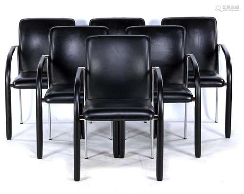 6 Leolux Cimaronne chairs