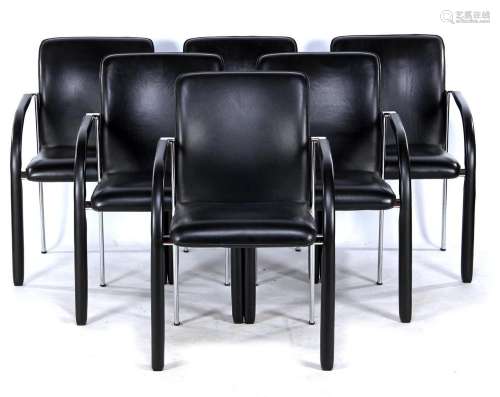 6 Leolux Cimaronne chairs