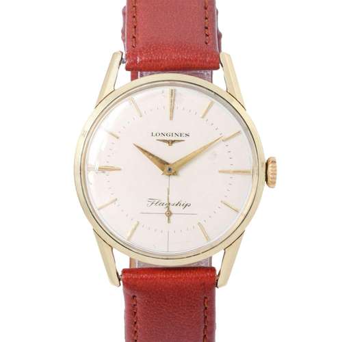 LONGINES Vintage Flagship Herren Armbanduhr. Ca. 1957.