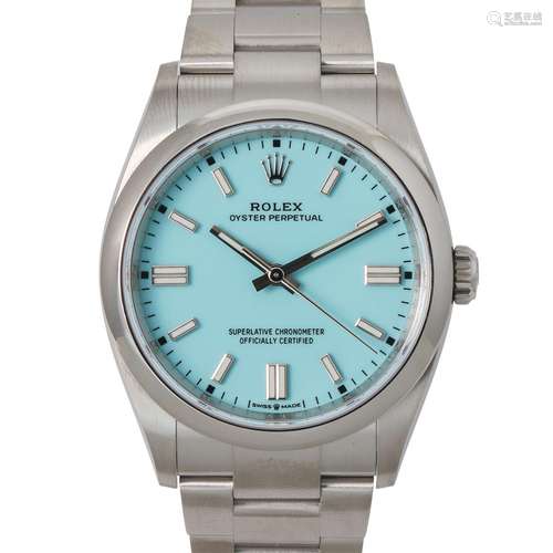 ROLEX Oyster Perpetual 36 "Tiffany", Ref. 126000-0...