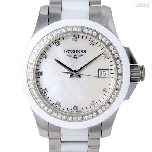 LONGINES Conquest Lady, Ref. L3.281.0.87.7. Damenuhr.