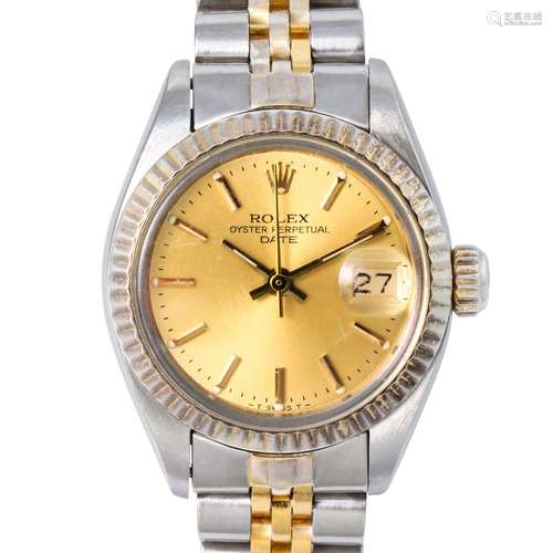 ROLEX Vintage Lady Datejust, Ref. 6917/3. Damenuhr. Ca. 1980...