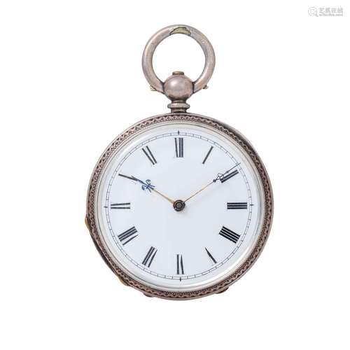 Antike Lepine Taschenuhr mit Schlüsselaufzug. Ca. 1880.