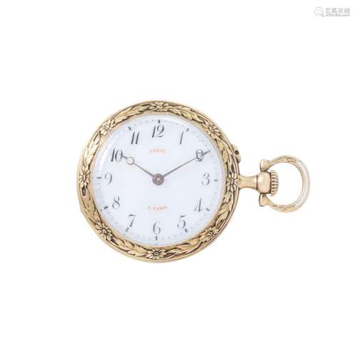 LEROY Paris antike emaillierte Damen Lepine Taschenuhr. Fran...