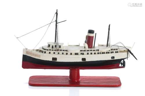 MODEL SHIP OF PASSENGER STEAMSHIP GERMANIC