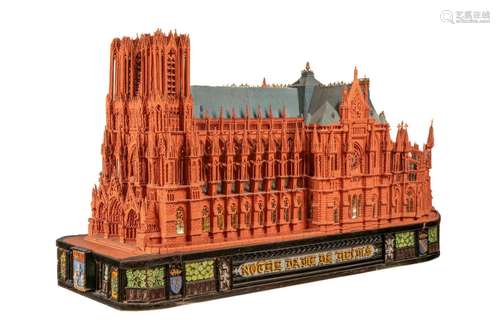 MODEL OF THE NOTRE DAME DE REIMS CATHEDRAL