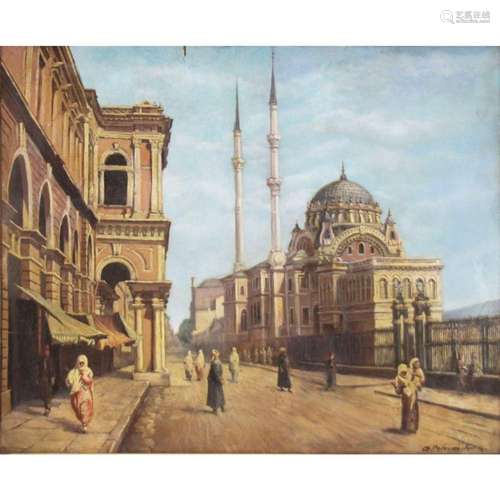 ORIENTALIST STREET SCENE (19TH C.)