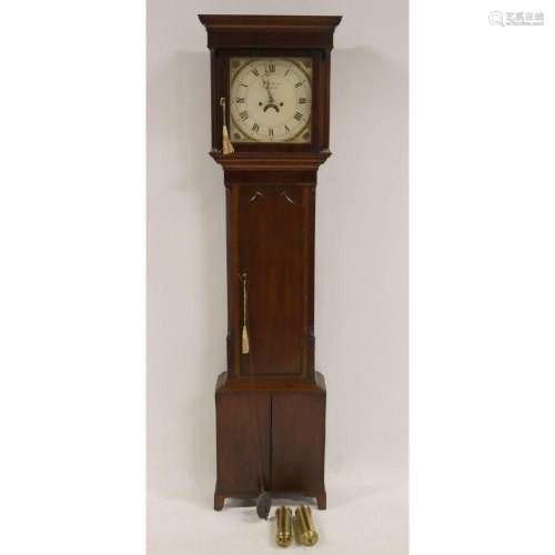 C. Porthouse Mahogany Grandfather Clock.