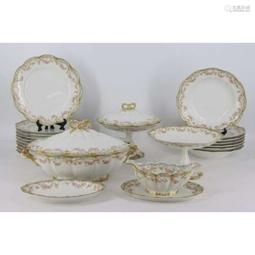 Haviland Limoges Porcelain Service.