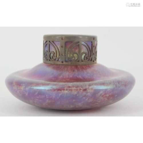 Loetz Art Glass Squat Vase