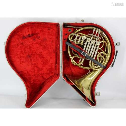 Antique Brass French Horn (Vac - a - Bond)