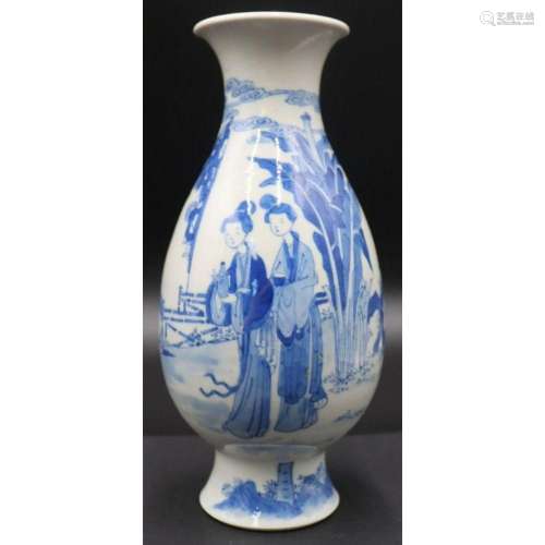 Antique Chinese Blue and White Vase.