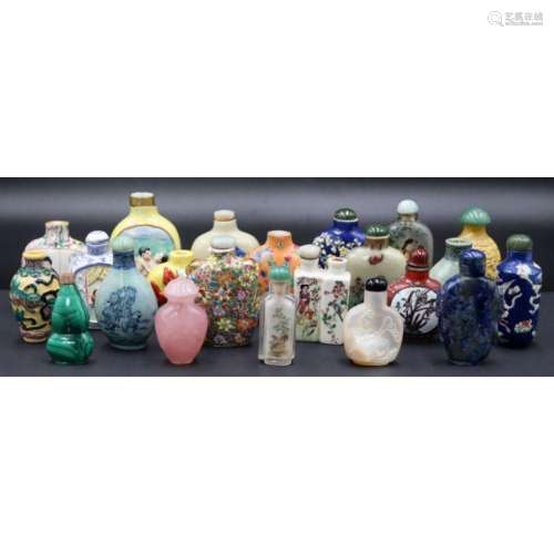 Collection of (22) Snuff Bottles.