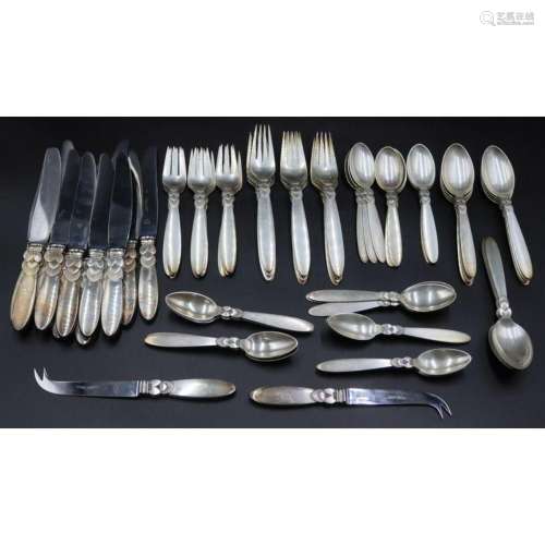 STERLING. Georg Jensen Cactus Sterling Flatware.