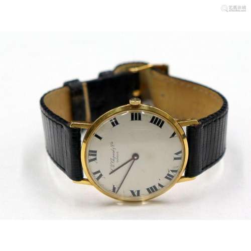 JEWELRY. Men s Vintage Chopard 18kt Gold Watch.