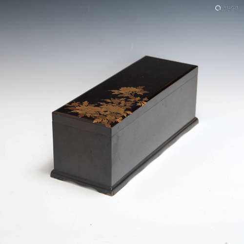 A Japanese lacquer suzuribako, Edo/Meiji