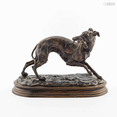 After Pierre-Jules Mene (French, 1810-1879), Whippet, 20th c...