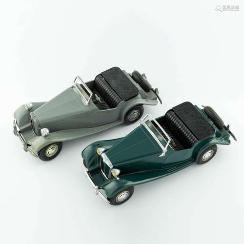 Two Doepke Diecast MGTD 1:16 toy cars, Model Toys, both earl...