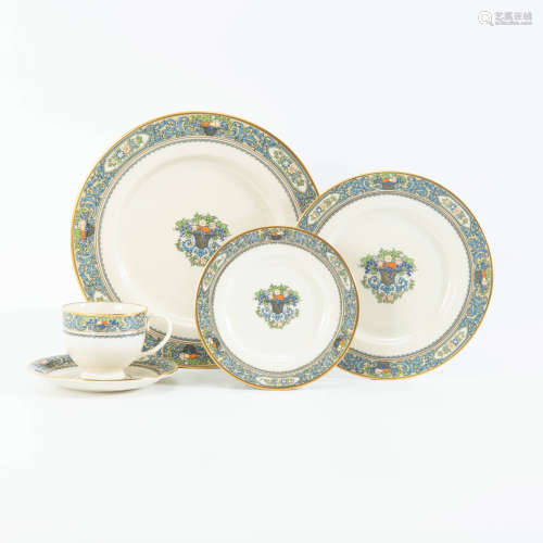 A Lenox part dinner service for seven in the ' Autumn' patte...