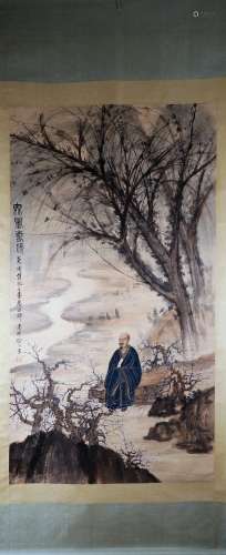 Portrait of Fu Baoshi on Shi Tao
