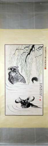 Xu Beihong water buffalo