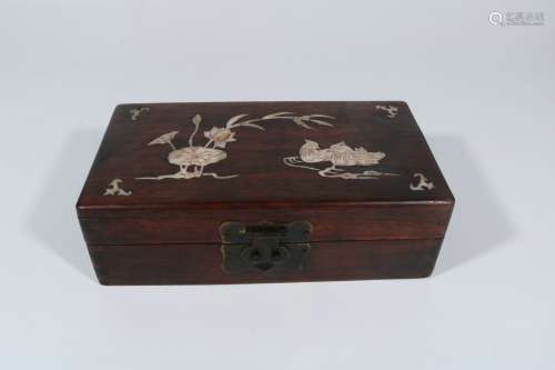 Wooden inlay box