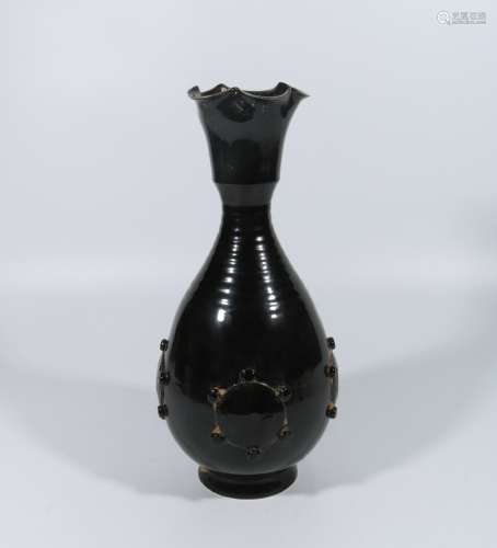 black glaze bottle