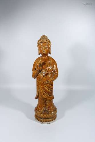 Yellow Glazed Buddha