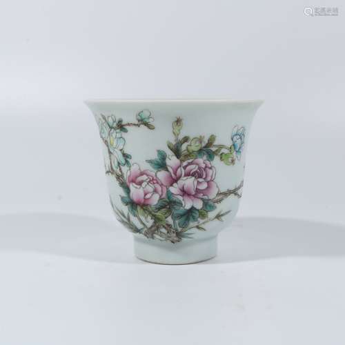 Pastel Floral Cup