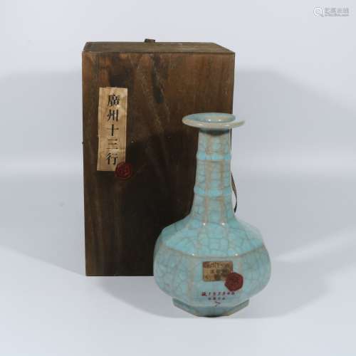 Brother glaze octagonal bottle