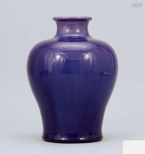 50年代 茄皮紫梅瓶 