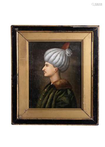 A PORTRAIT OF A YOUNG NOBLE MAN, PROBABLY SULEYMAN THE MAGNI...