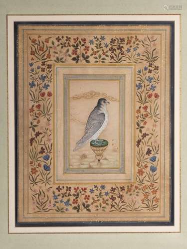 A MUGHAL STYLE PAINTING OF A BIRD, 19TH/20TH CENTURY INDIA