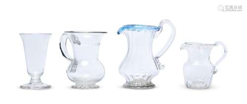 A SELECTION OF ENGLISH DOMESTIC GLASSLATE, 18TH AND 19TH CEN...
