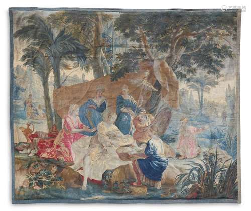 A BRUSSELS BIBLICAL TAPESTRY 'THE DISCOVERY OF MOSES' EARLY ...