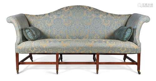 A GEORGE III MAHOGANY SOFA, CIRCA 1780