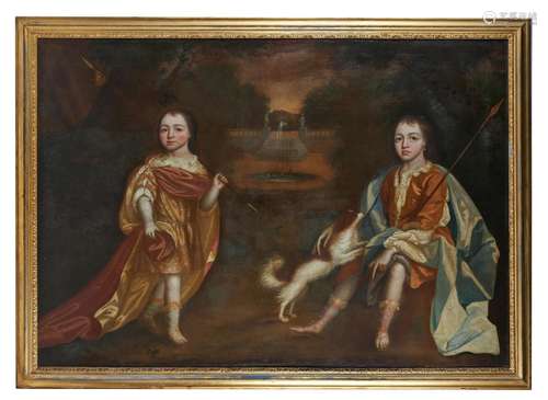 ENGLISH SCHOOL (CIRCA 1720), A DOUBLE PORTRAIT OF WILLIAM AN...